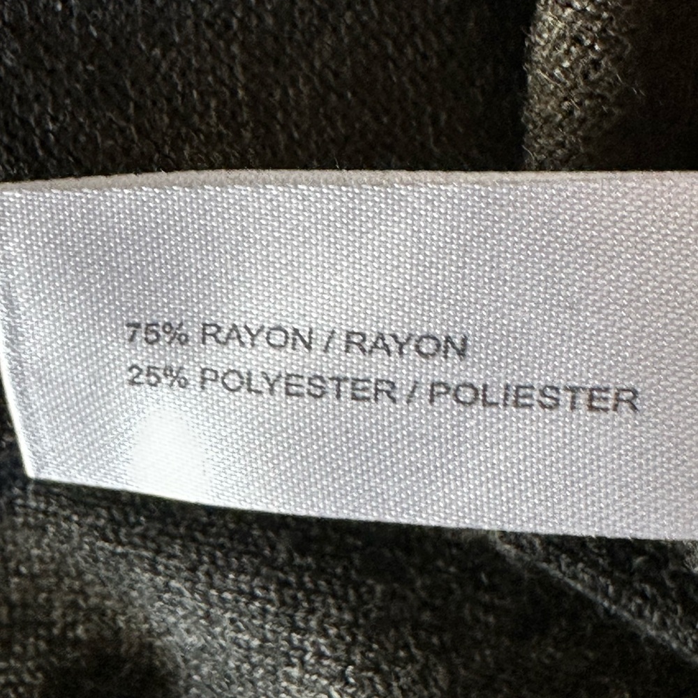 Carolyn Taylor Charcoal Poncho Sweater,Turtleneck, Mid Length,Cozy - Picture 12 of 14